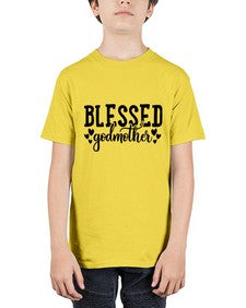 blessed godmother 103# - god parent - Youth Tee Unisex