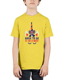 born to be a unicorn 69# - unicorn - Youth Tee Unisex