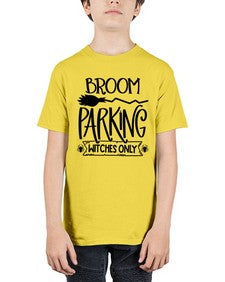 broom parking witches only 46# - witch - Youth Tee Unisex