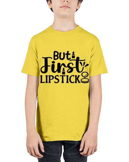 but first lipstick 4# - beauty - fashion - Youth Tee Unisex