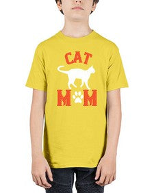 cat mom Style 35# - cats - Youth Tee Unisex