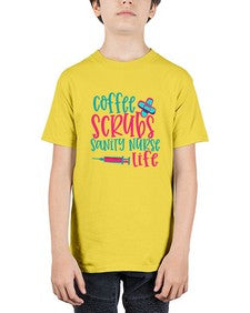 coffee scrubs sanity nurse life Style Style 669# - nurse - Youth Tee Unisex