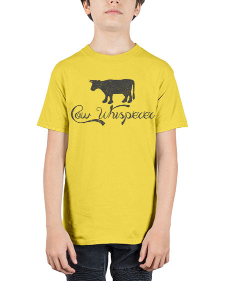 cow whisper - cow - Youth Tee Unisex