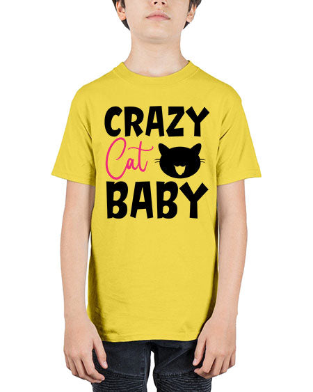 crazy cat baby Style 66# - baby - Youth Tee Unisex