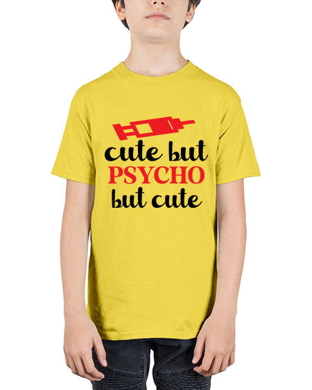 cute but psycho but cute 275# - general science - Youth Tee Unisex