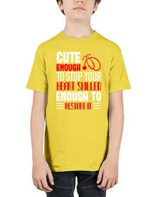 cute enough to stop your Style 689# - nurse - Youth Tee Unisex