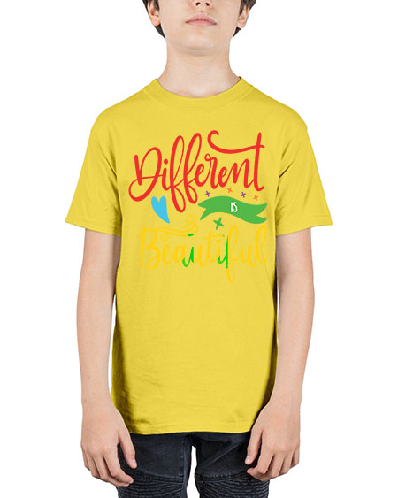 different is beautiful Style 11# - autism - Youth Tee Unisex