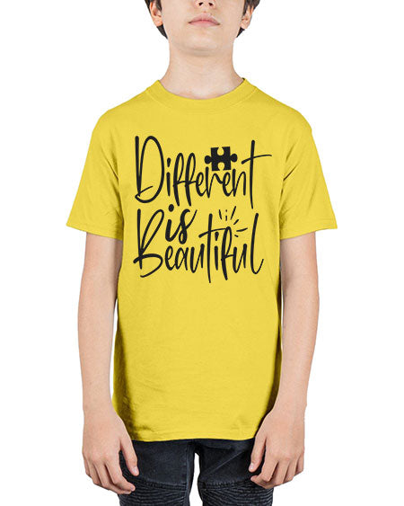 different is beautiful Style 12# - autism - Youth Tee Unisex