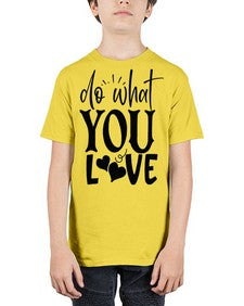 do what you love Style 126# - motivation - Youth Tee Unisex