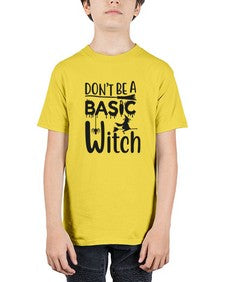 don’t be a basic witch 42# - witch - Youth Tee Unisex