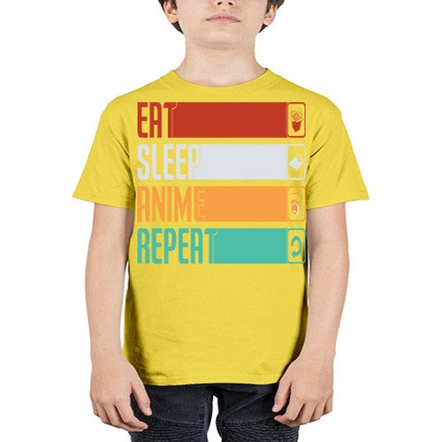eat sleep anime repeat225# - anime - Youth Tee Unisex