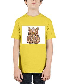 ethnic boar 417# - mandala - Youth Tee Unisex