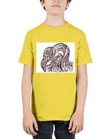ethnic flamingo 423# - mandala - Youth Tee Unisex