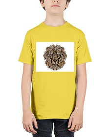 ethnic lion 430# - mandala - Youth Tee Unisex