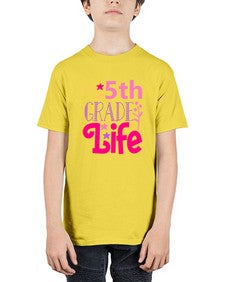 fifth grade life 78# - fifth grade - Youth Tee Unisex
