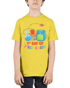 first day of first Grade 100# - first grade - Youth Tee Unisex