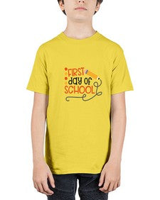 first day of school 113# - first grade - Youth Tee Unisex