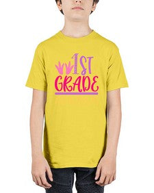 first grade asaurus 117# - first grade - Youth Tee Unisex