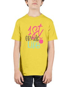 first grade design 121# - first grade - Youth Tee Unisex