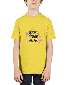 first grade diva 126# - first grade - Youth Tee Unisex