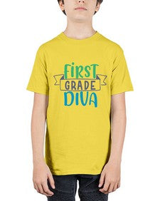 first grade divaa 129# - first grade - Youth Tee Unisex