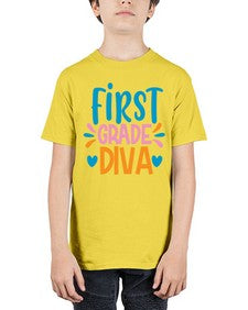 first grade divaaa 130# - first grade - Youth Tee Unisex