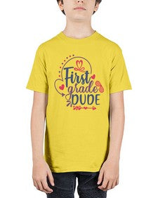 first grade dude 134# - first grade - Youth Tee Unisex