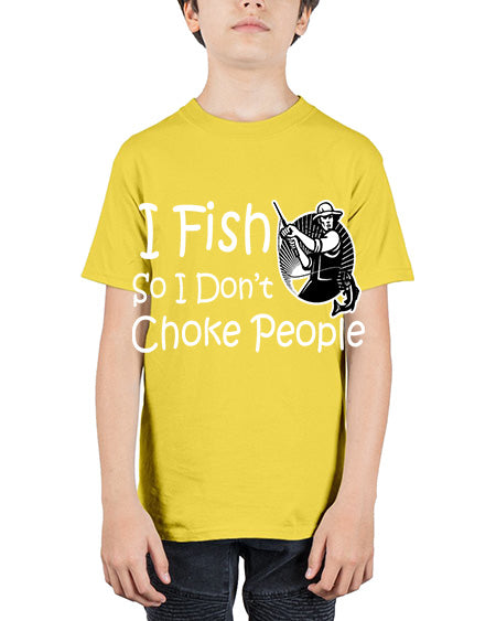 fishing 34# - shark-fish - Youth Tee Unisex