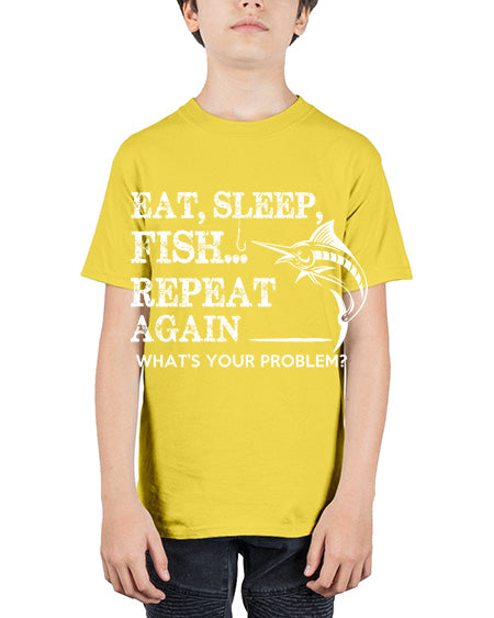 fishing 36# - shark-fish - Youth Tee Unisex