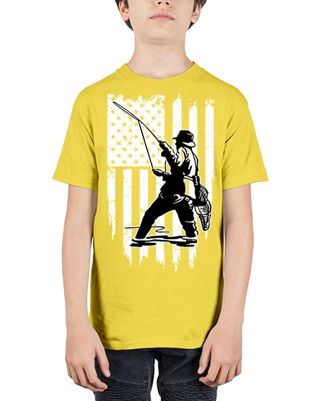 fishing 37# - shark-fish - Youth Tee Unisex