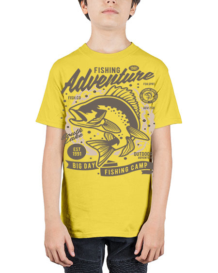 fishing adventure 51# - shark-fish - Youth Tee Unisex