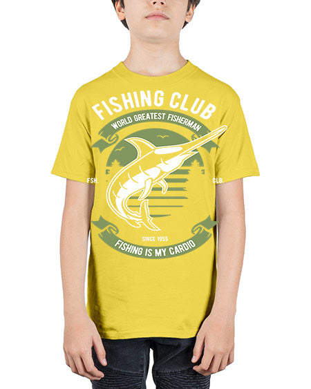 fishing club 50# - shark-fish - Youth Tee Unisex