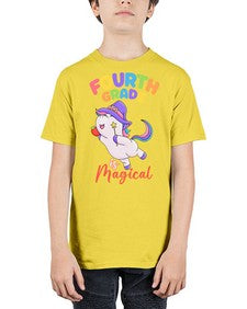 fourth Grade is Magical Unicorn 186# - fourth grade - Youth Tee Unisex