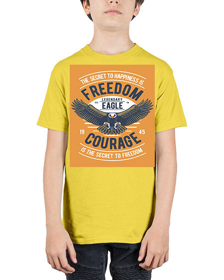 freedom eagle 35# - birds - Youth Tee Unisex