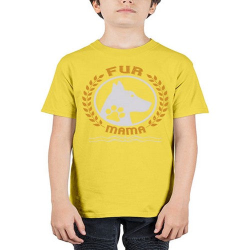 fur mama Style 204# - dogs - Youth Tee Unisex