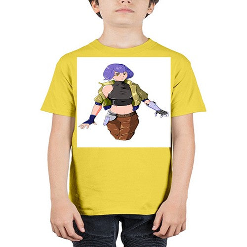 girl with gauntlet169# - anime - Youth Tee Unisex