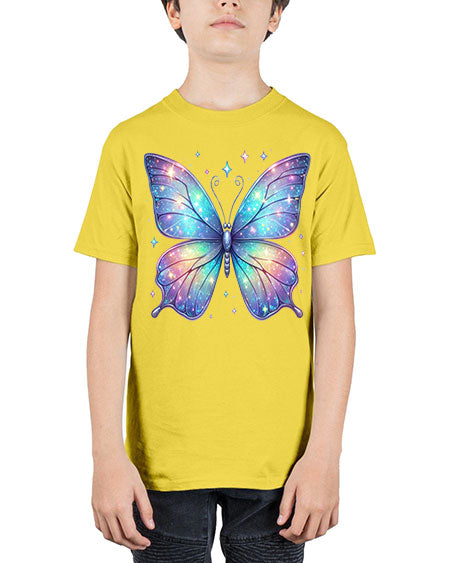 glitter butterfly 14# - butterfly - Youth Tee Unisex