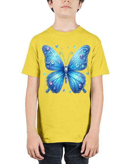 glitter butterfly 17# - butterfly - Youth Tee Unisex