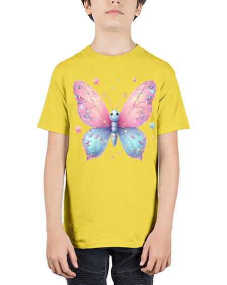 glitter butterfly 18# - butterfly - Youth Tee Unisex