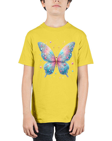 glitter butterfly 1# - butterfly - Youth Tee Unisex