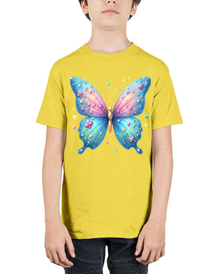 glitter butterfly 2# - butterfly - Youth Tee Unisex