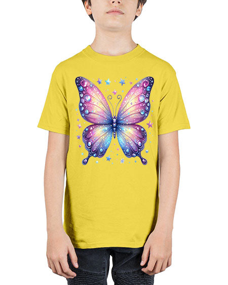 glitter butterfly 6# - butterfly - Youth Tee Unisex