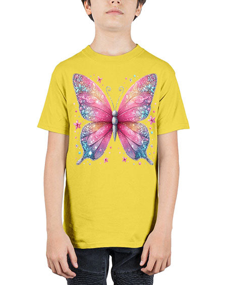 glitter butterfly 8# - butterfly - Youth Tee Unisex