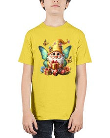 gnome with butterfly 07# - gnome - Youth Tee Unisex
