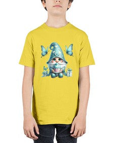 gnome with butterfly 10# - gnome - Youth Tee Unisex
