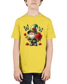 gnome with butterfly 11# - gnome - Youth Tee Unisex
