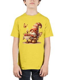 gnome with butterfly 21# - gnome - Youth Tee Unisex