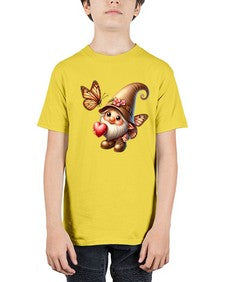 gnome with butterfly 22# - gnome - Youth Tee Unisex