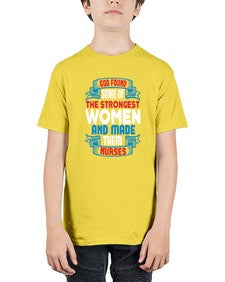 god found the strongest Style 824# - nurse - Youth Tee Unisex