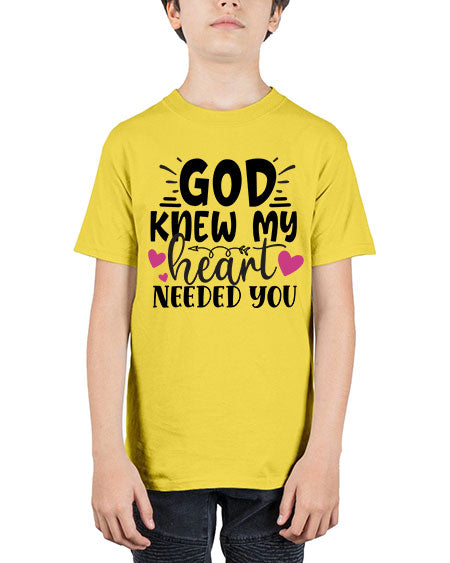 god knew my heart needed you Style 83# - baby - Youth Tee Unisex